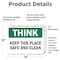 Signmission Safety Culture Sign, 14 in Width, Vinyl Decal, Rectangle OS-2PACK-TS-D-1014-L-19621 - alternate 4